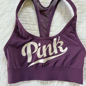 PINK Victoria's Secret Women's Purple Sports Workout Bra